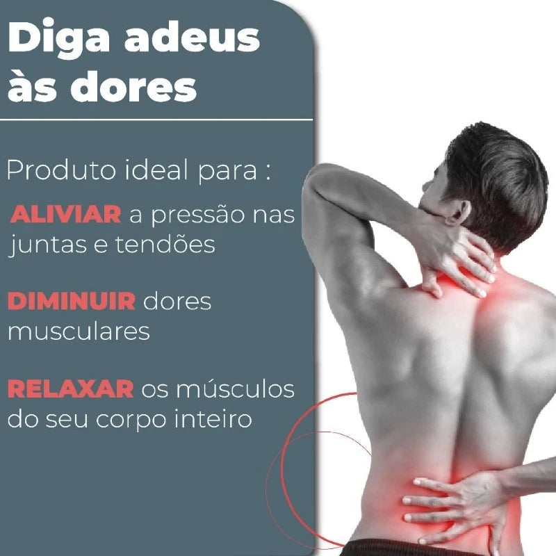 Pistola Massageadora Elétrica Profissional Muscular Recarregável Linha Premium